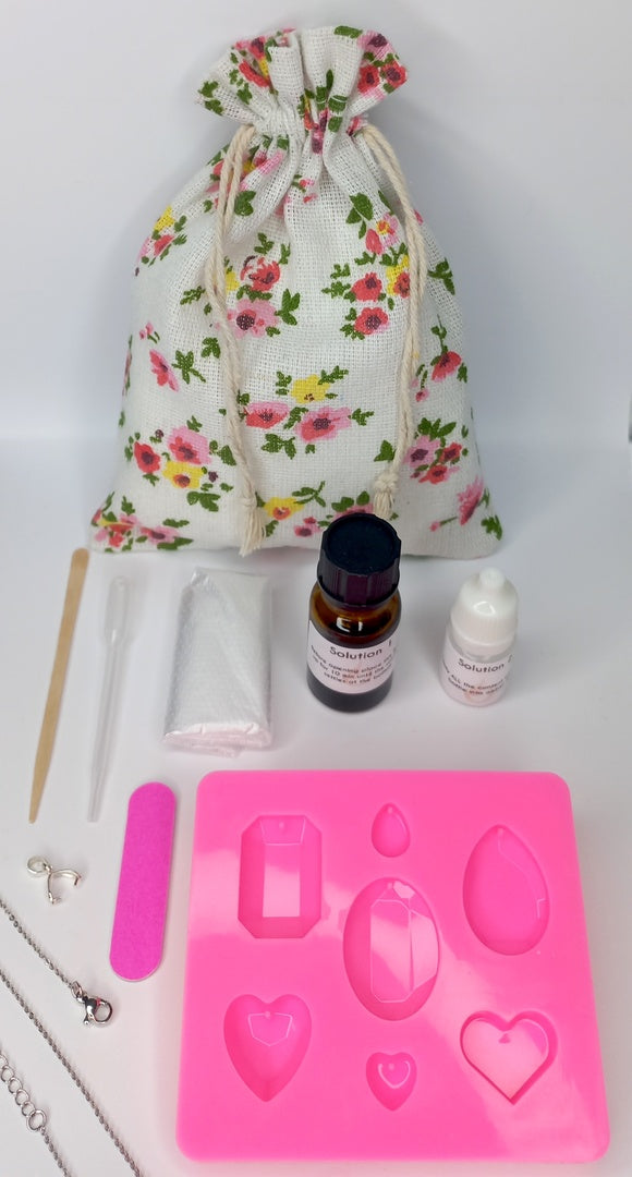 Breast Milk DIY Complete Kit Silver Plated