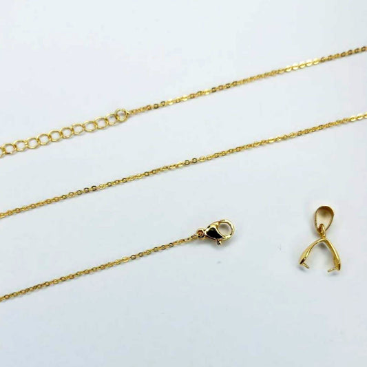 Goldrop 45cm Chain + Pinch Bail